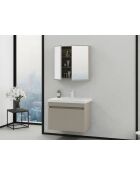 Bellezza 80 Latté Badmöbelset, 2-teilig, 77 x 70 x 14 cm