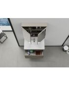 Bellezza 80 Latté Badmöbelset, 2-teilig, 77 x 70 x 14 cm