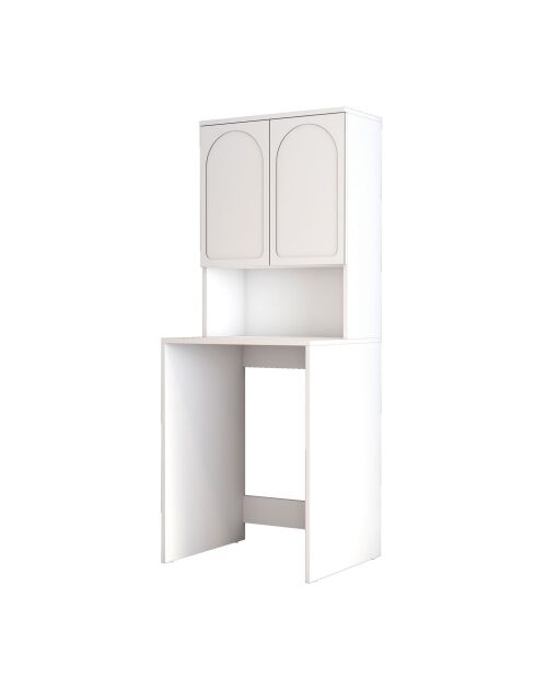 Meuble pour machine à laver Lyon 60 blanc - 70 x183 x60 cm