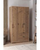 Garde robe Arden 3 pin de l'atlas - 97x182x44cm