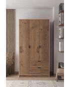 Garde robe Arden 3 pin de l'atlas - 97x182x44cm