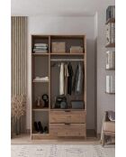 Garde robe Arden 3 pin de l'atlas - 97x182x44cm