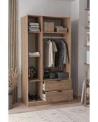 Garde robe Arden 3 pin de l'atlas - 97x182x44cm