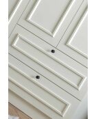 Garde robe Mira 182 blanche - 140x182x54cm