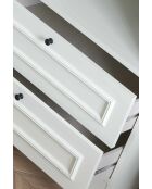 Garde robe Mira 182 blanche - 140x182x54cm