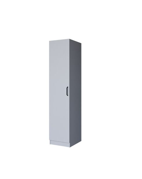 Garde robe Yaman 1 Door blanche - 40 x182 x47 cm