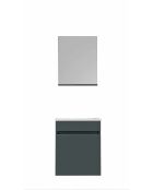 Armoire de toilette Fit anthracite - 40x49x10 cm