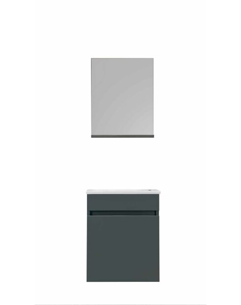 Armoire de toilette Fit anthracite - 40x49x10 cm
