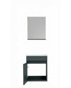 Armoire de toilette Fit anthracite - 40x49x10 cm