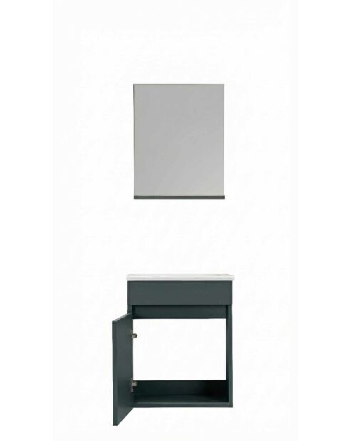 Armoire de toilette Fit anthracite - 40x49x10 cm