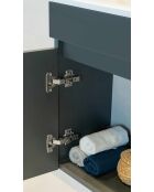 Armoire de toilette Fit anthracite - 40x49x10 cm
