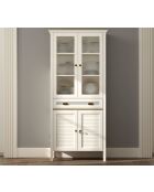 Armadio multifunzione FRN 21020 crema/rovere/grigio - 88,4x194x44,2 cm