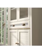 Armadio multifunzione FRN 21020 crema/rovere/grigio - 88,4x194x44,2 cm