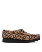 Wallabee Evosh suède schoenen met luipaardprint