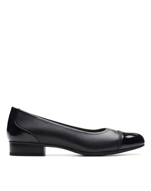 Juliet Step schwarze Lederschuhe