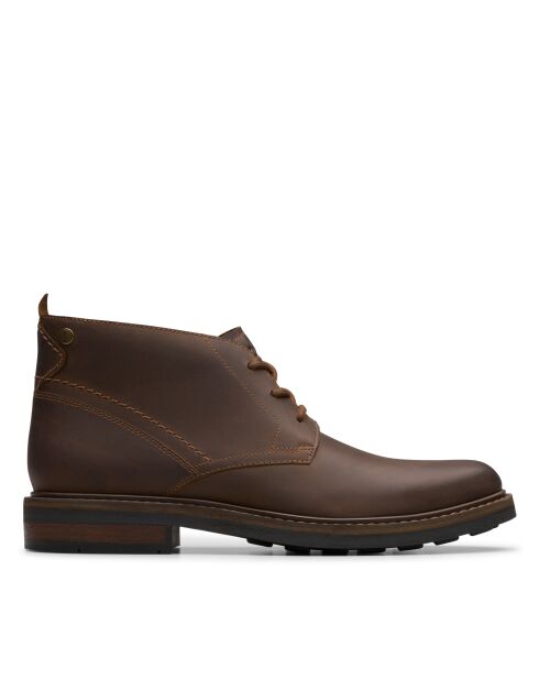 Bottes Newford Mid en cuir cirées