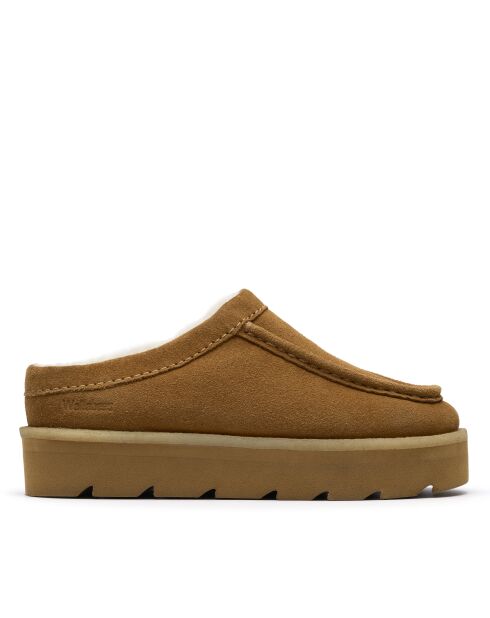 Scarpe Meare foderate color caramello