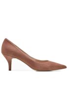 Pumps 13370 in pelle scamosciata color carne