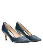 Pumps 13370 in nappa blu marino