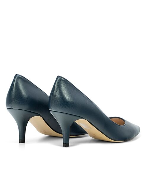 Pumps 13370 in nappa blu marino