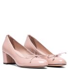 52649 Pumps in pelle verniciata color carne