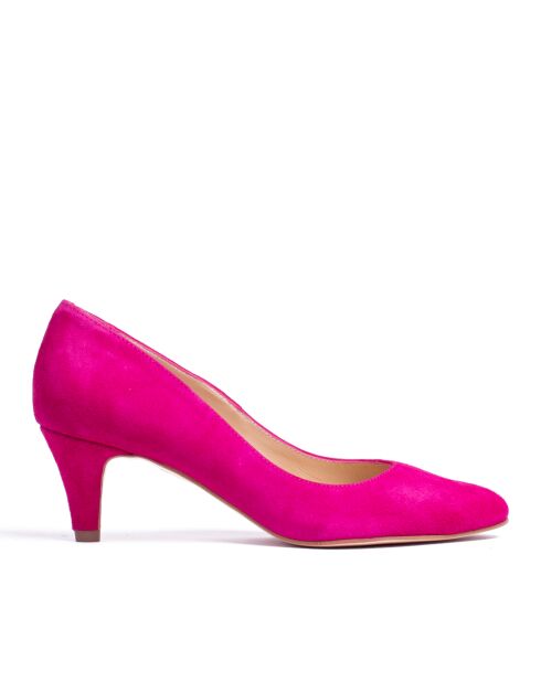 Pumps 176763 in pelle scamosciata fucsia - Tacco: 5,5 cm