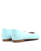 Ballerine CA-0091R in camoscio blu