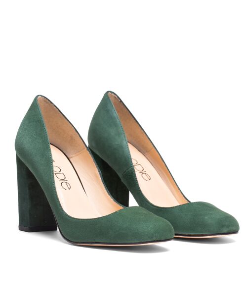 Pumps da sera verdi F-1998 - Tacco: 8cm