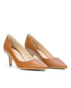 13370 Pumps in nappa marrone