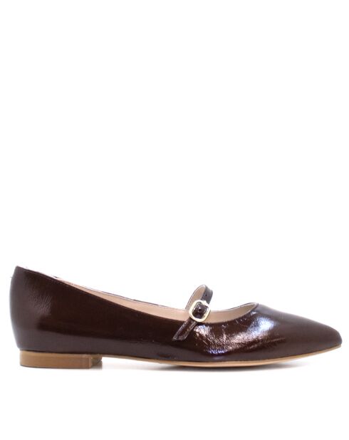 Ballerines CA-2287 en Cuir marron