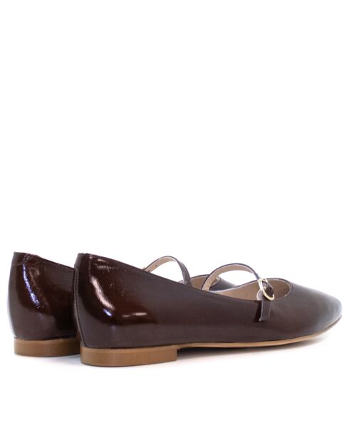 Ballerines CA-2287 en Cuir marron