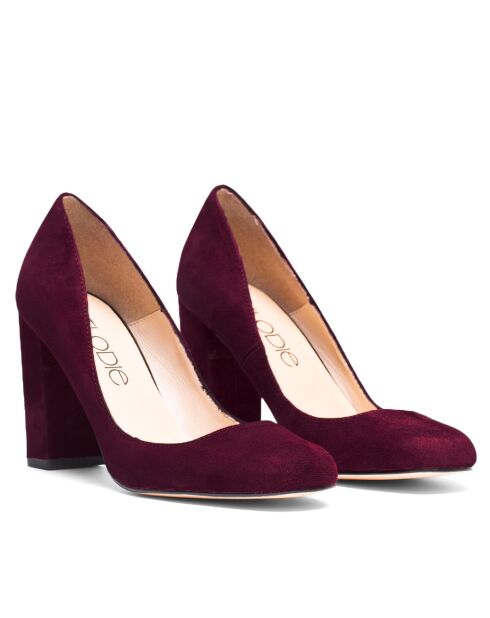 Pumps da sera bordeaux F-1999 - Tacco: 8cm