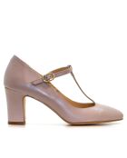 Dumps Mestizo in pelle CA-688 nude - Tacco: 6,5 cm