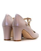 Dumps Mestizo in pelle CA-688 nude - Tacco: 6,5 cm