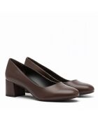 Pumps CA-2247L in nappa marrone - Tacco: 6cm