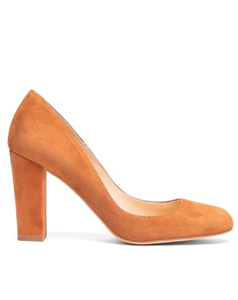 Scarpe da sera marroni F-1997 - Tacco: 8cm