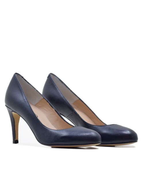 12619 Dumps Mestizo blu marino - Tacco: 7cm