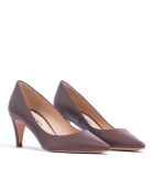 13370 Pumps in nappa color tortora