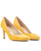 Dumps 12619 in pelle scamosciata gialle - Tacco: 6cm