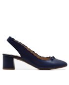 Pumps SA34 Nappa blu marino
