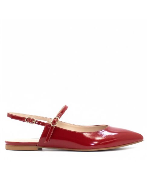 Ballerine BA23 Naplack rosse