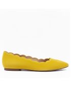 Ballerine CA-0091R in camoscio giallo