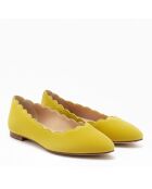 Ballerine CA-0091R in camoscio giallo