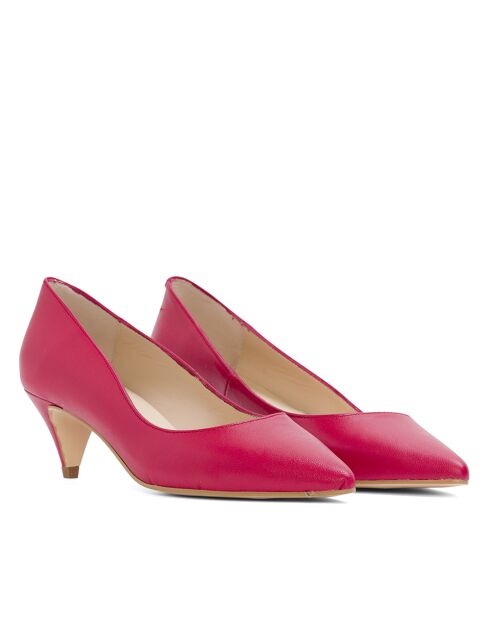 Pompe in pelle Mestizo rosse CA-571