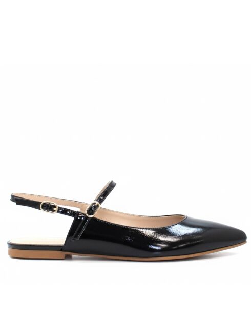 Ballerine BA23 Naplack nere