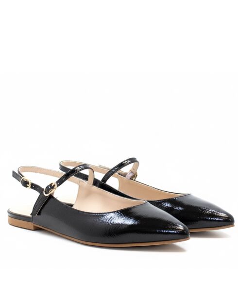 Ballerine BA23 Naplack nere