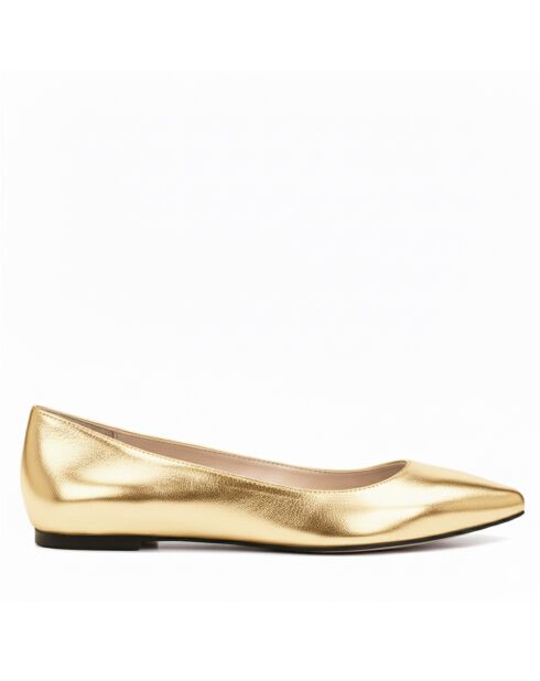 Ballerine CA-106 in platino metallizzato