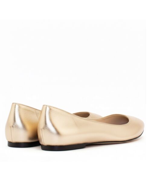Ballerine CA-106 in platino metallizzato