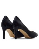 76572 Dumps nere in pelle di coccodrillo - Tacco: 8 cm