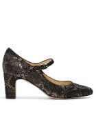 Pumps CA-1477 in pelle scamosciata nera - Tacco: 6,5 cm